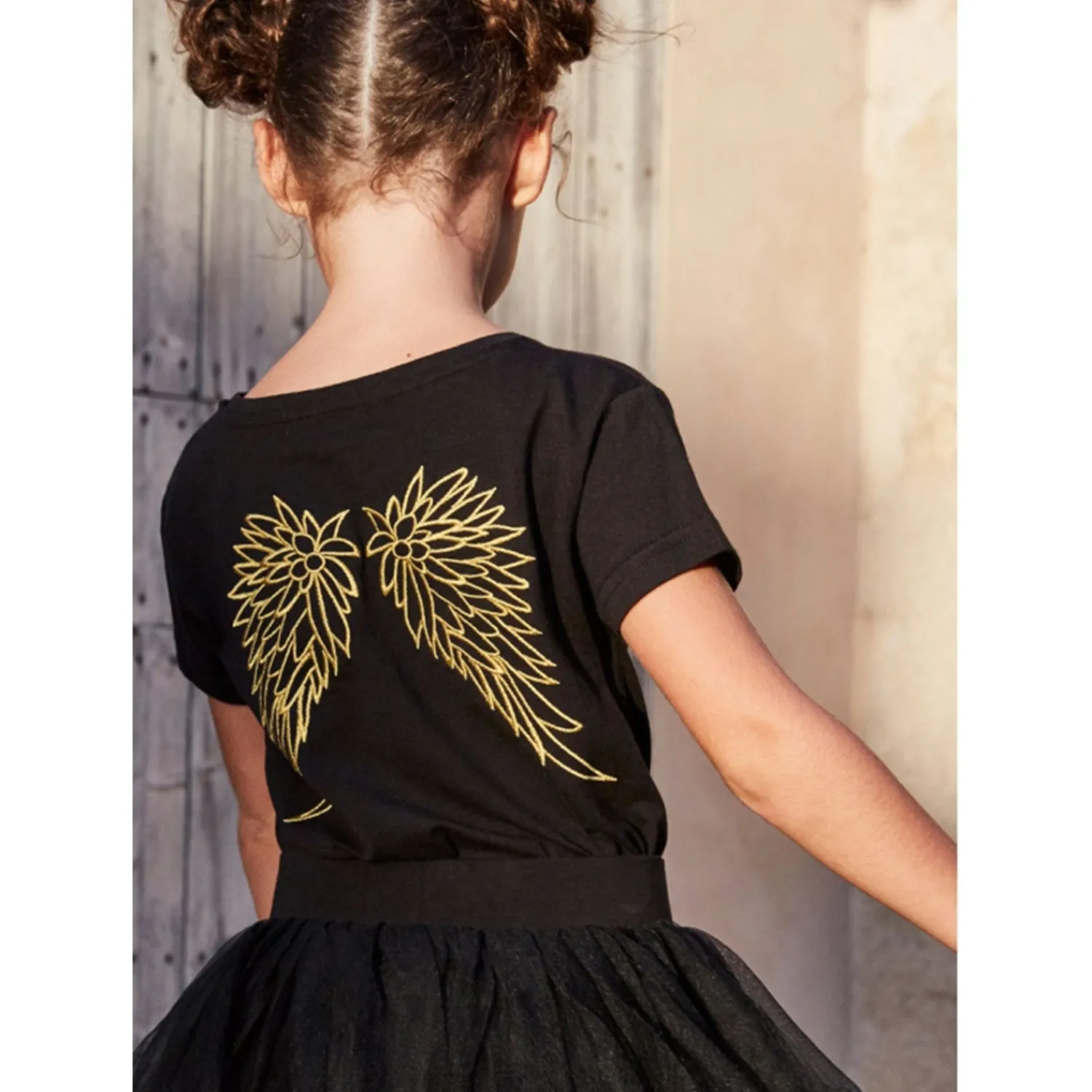 Angel's Face Long Sleeve T Shirts>Angel'S Face Miracle Tee Black