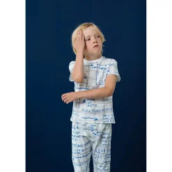 Beau Loves T Shirts> Short Sleeve T-Shirt, Ecru, Game Plan Aop