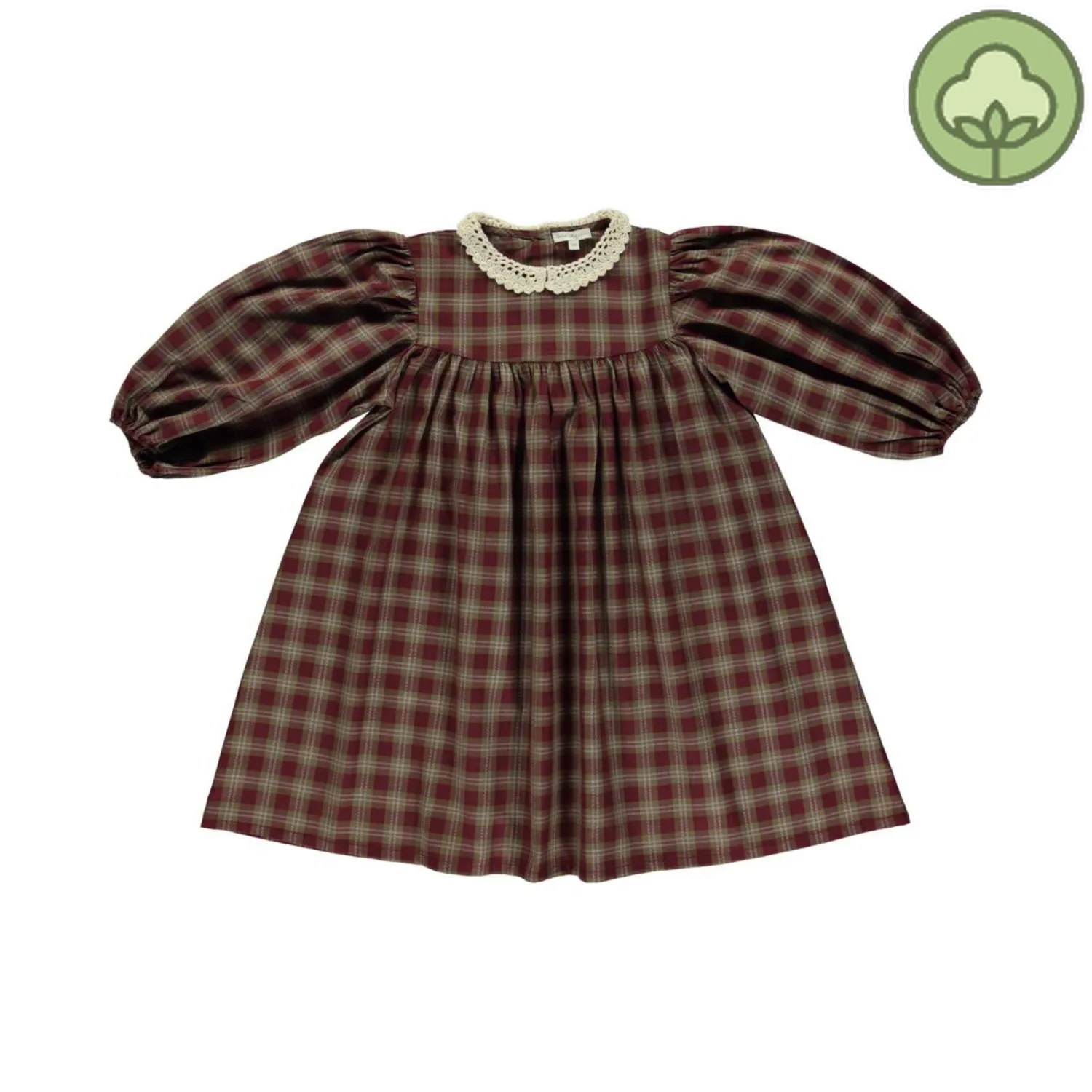 Bebe Organic Overalls & Jumpsuits> Eleanor Dress Vintage Checks