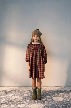 Bebe Organic Overalls & Jumpsuits> Eleanor Dress Vintage Checks