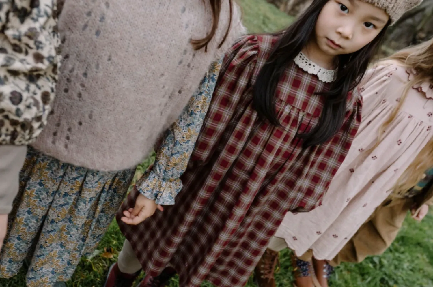 Bebe Organic Overalls & Jumpsuits> Eleanor Dress Vintage Checks
