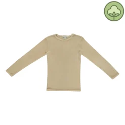 Bebe Organic Blouses> Gaia Top Sand - Natural Dye
