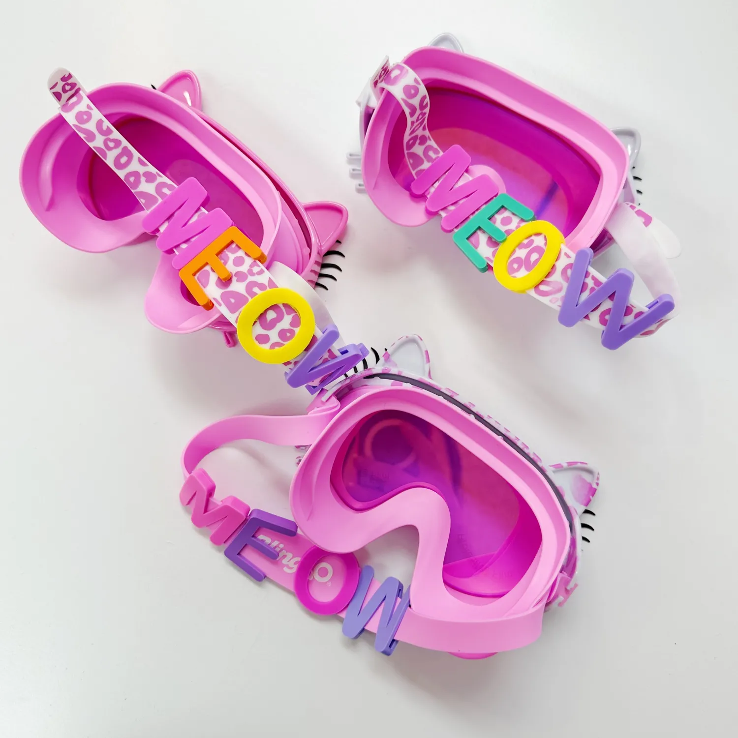 Bling2o Face Masks> Copy Cat Pink Meow Swim Mask