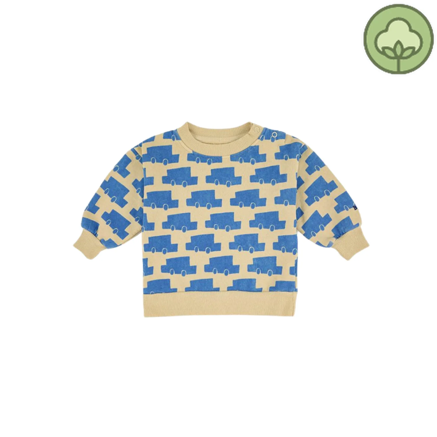 Bobo Choses Sweatshirts> Baby Cars All Over Sweatshirt