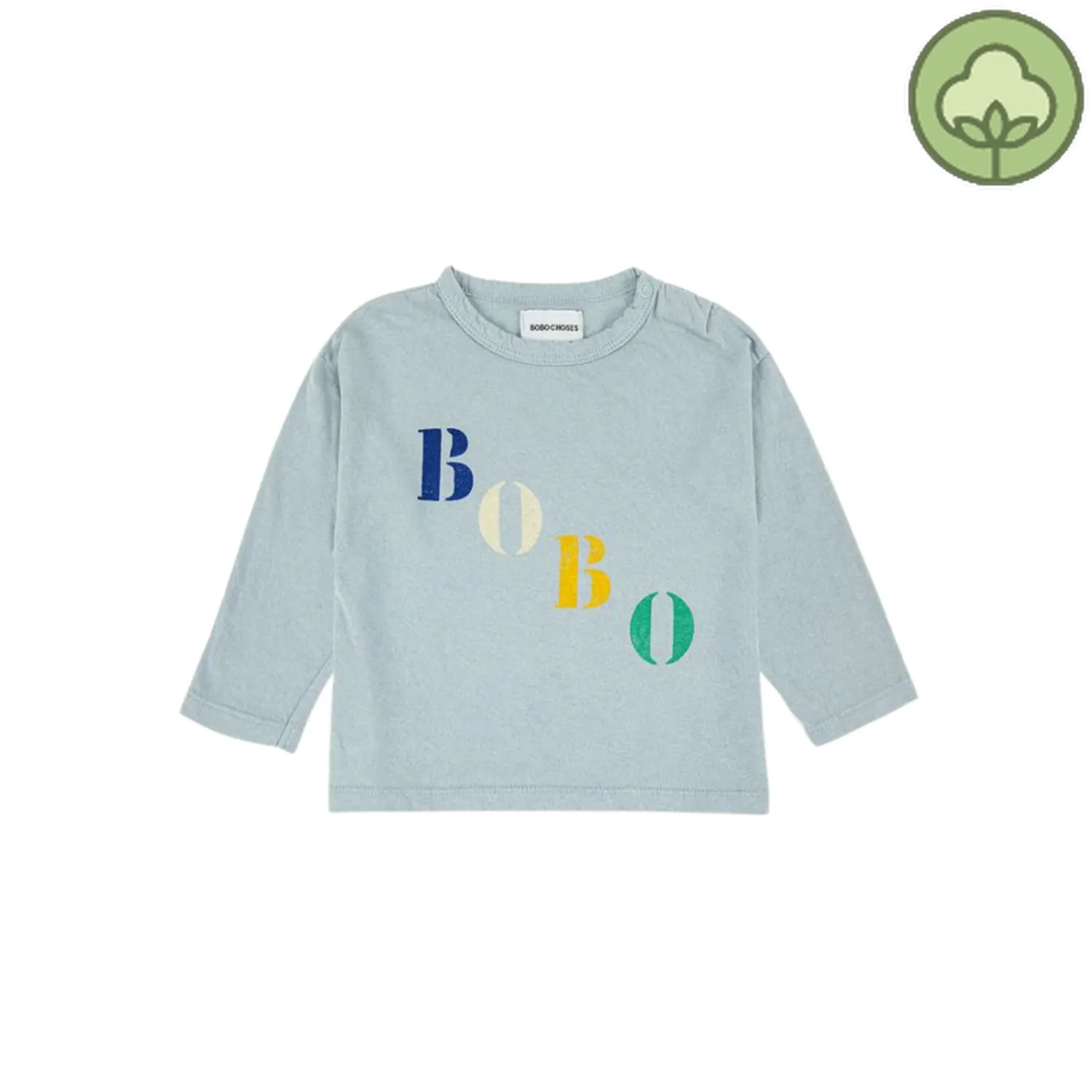 Bobo Choses Long Sleeve T Shirts> Baby Diagonal Long Sleeve T Shirt
