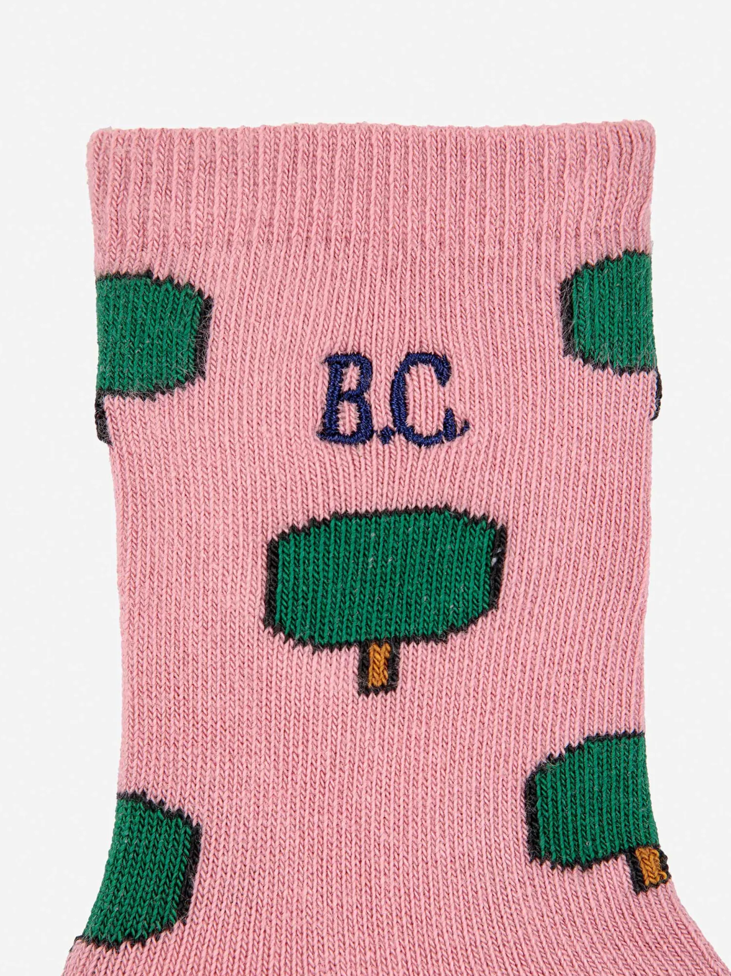 Bobo Choses Socks> Baby Green Tree All Over Long Socks
