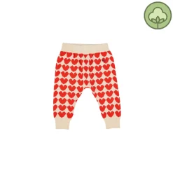 Bobo Choses Pants> Baby Hearts Knit Trousers