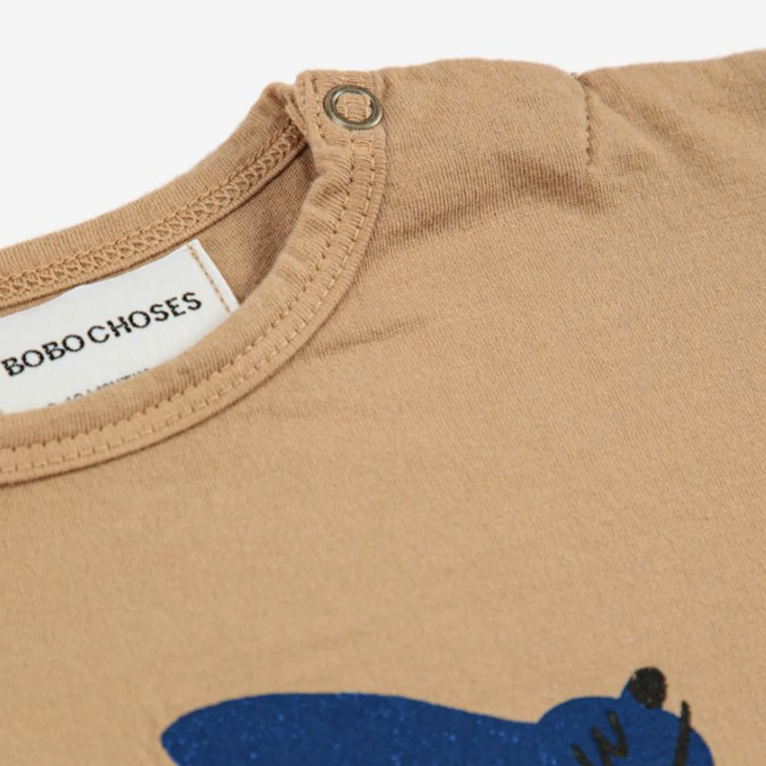 Bobo Choses Long Sleeve T Shirts> Baby Jumping Hare Long Sleeve T Shirt