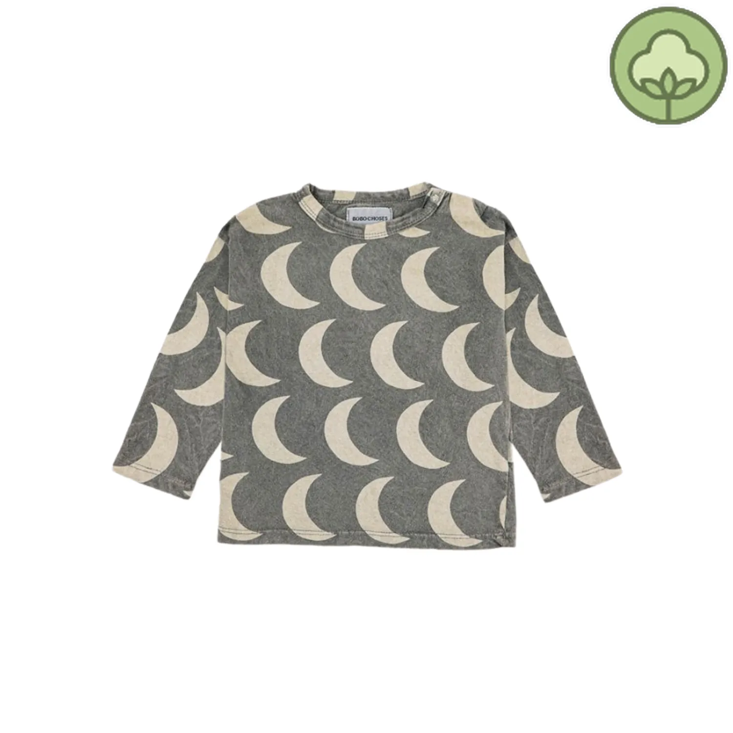 Bobo Choses Long Sleeve T Shirts> Baby Moon All Over Long Sleeve T Shirt