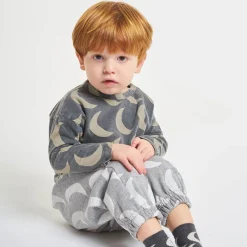 Bobo Choses Long Sleeve T Shirts> Baby Moon All Over Long Sleeve T Shirt