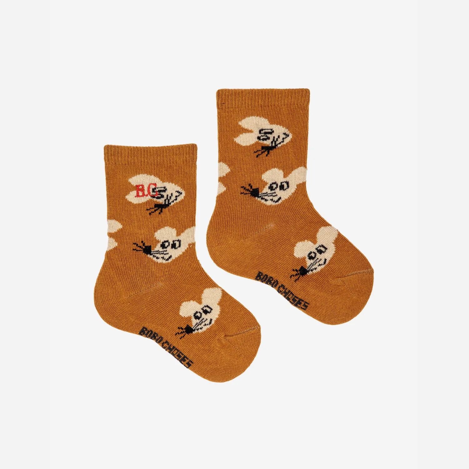Bobo Choses Socks> Baby Mouse All Over Long Socks