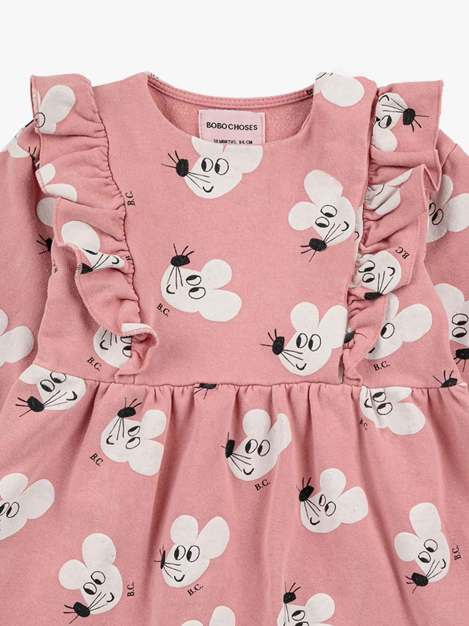 Bobo Choses Dresses> Baby Mouse All Over Dress