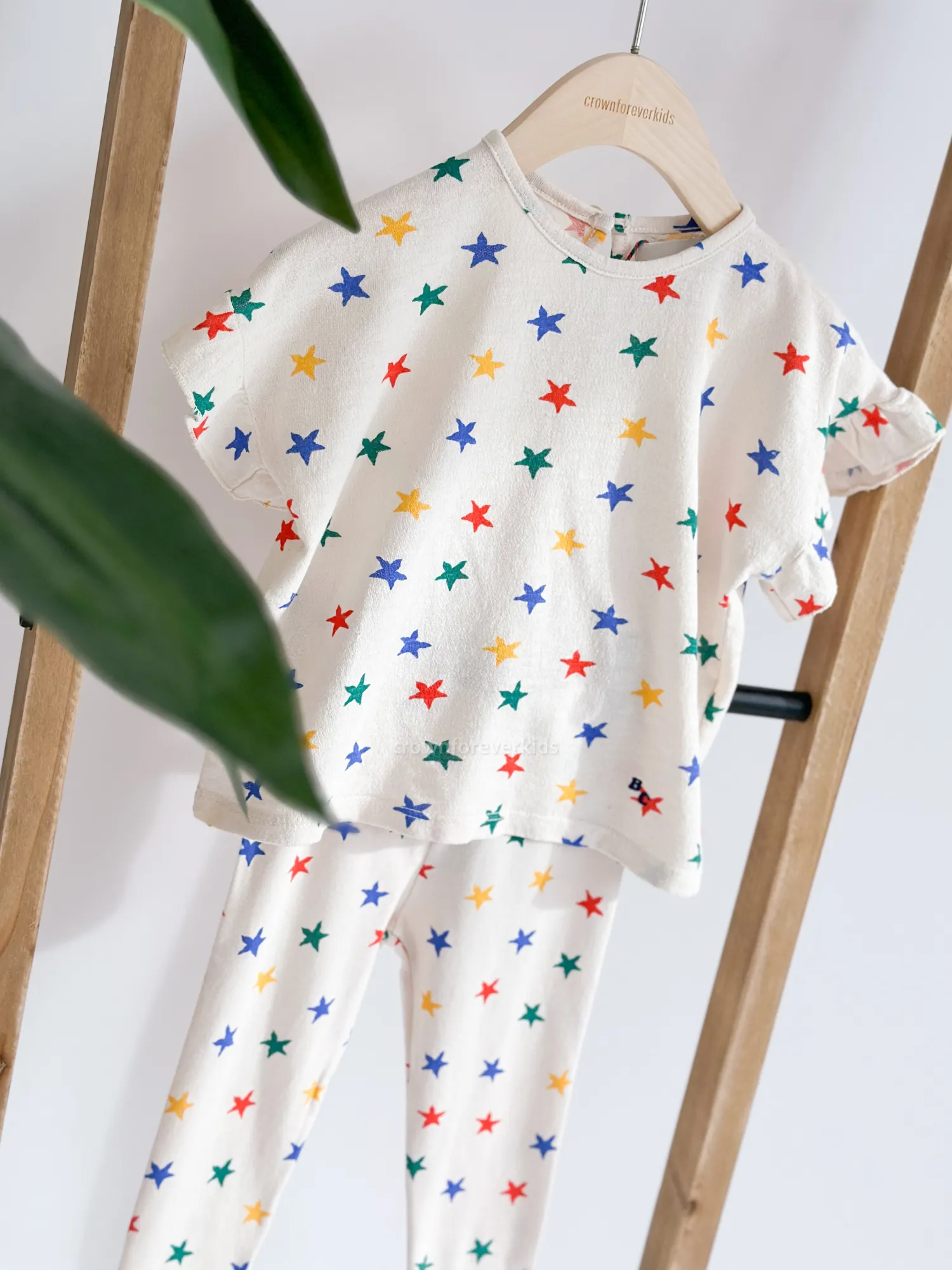 Bobo Choses T Shirts> Baby Multicolor Stars All Over Leggings