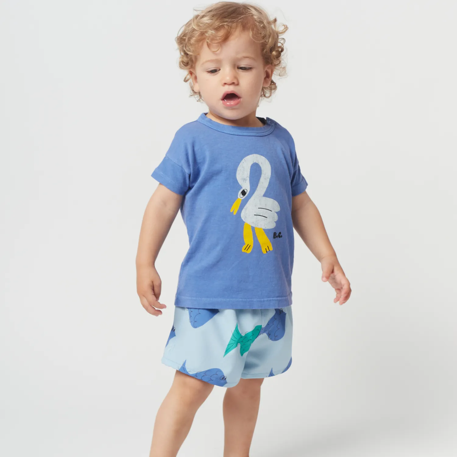 Bobo Choses T Shirts> Baby Pelican T Shirt