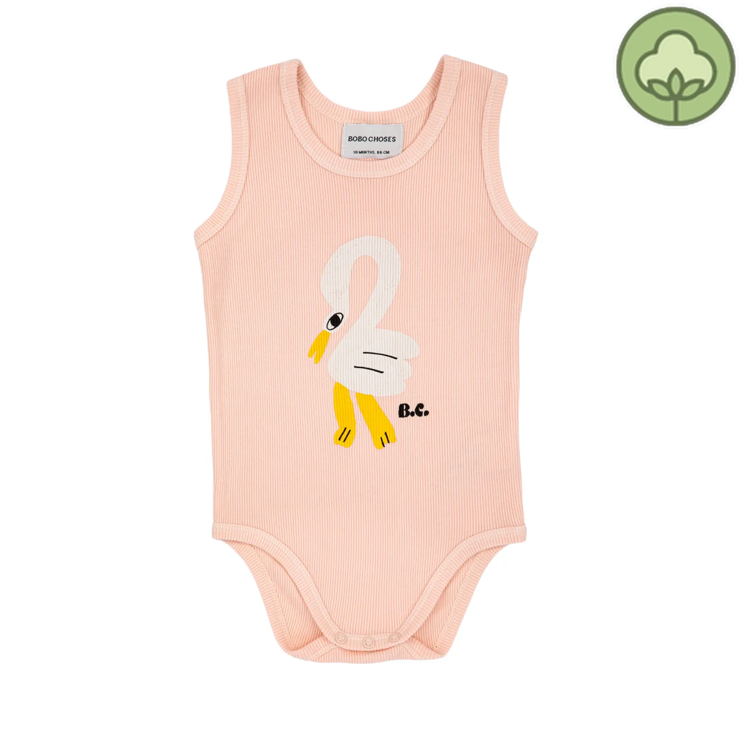 Bobo Choses T Shirts> Baby Pelican Sleeveless Body