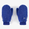Bobo Choses Face Masks> Color Block Sheepskin Blue Gloves