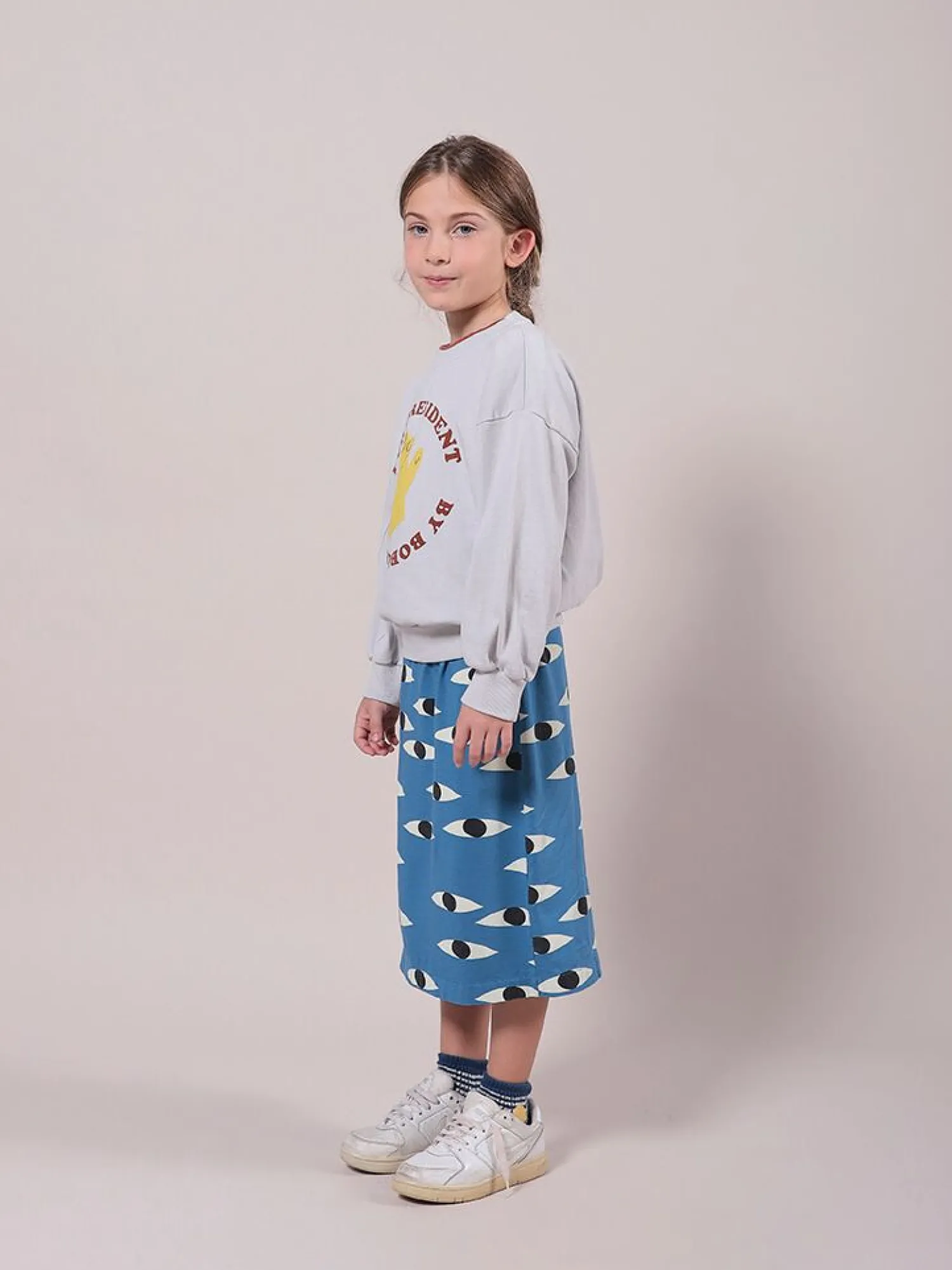 Bobo Choses Dresses> Eyes All Over Jersey Midi Skirt
