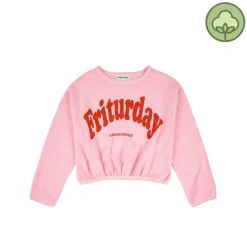 Bobo Choses Blouses> Friturday Red Long Sleeve T-Shirt