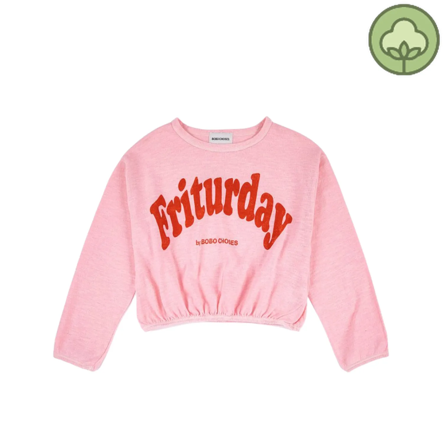 Bobo Choses Blouses> Friturday Red Long Sleeve T-Shirt