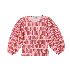 Bobo Choses Blouses> Fun Collection Fun Allover Girl T-Shirt
