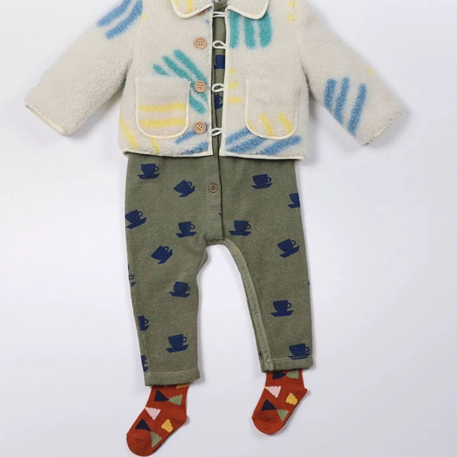 Bobo Choses Socks> Geometric Baby Socks