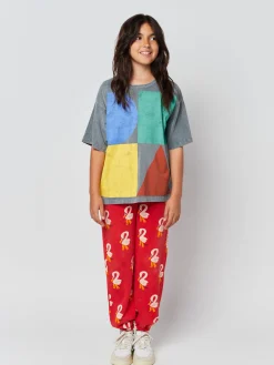 Bobo Choses Long Sleeve T Shirts> Geometric Color Block T-Shirt