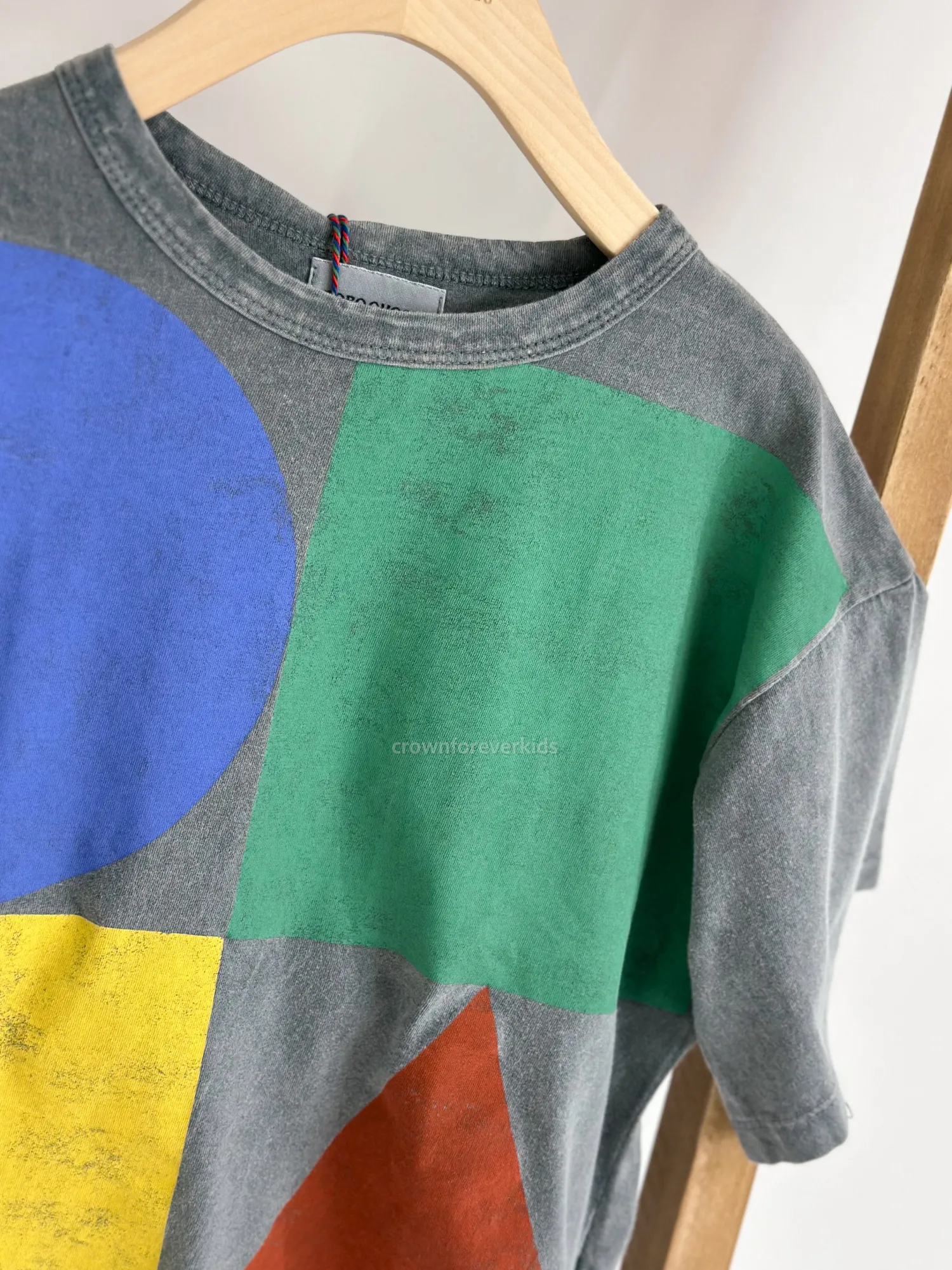 Bobo Choses Long Sleeve T Shirts> Geometric Color Block T-Shirt