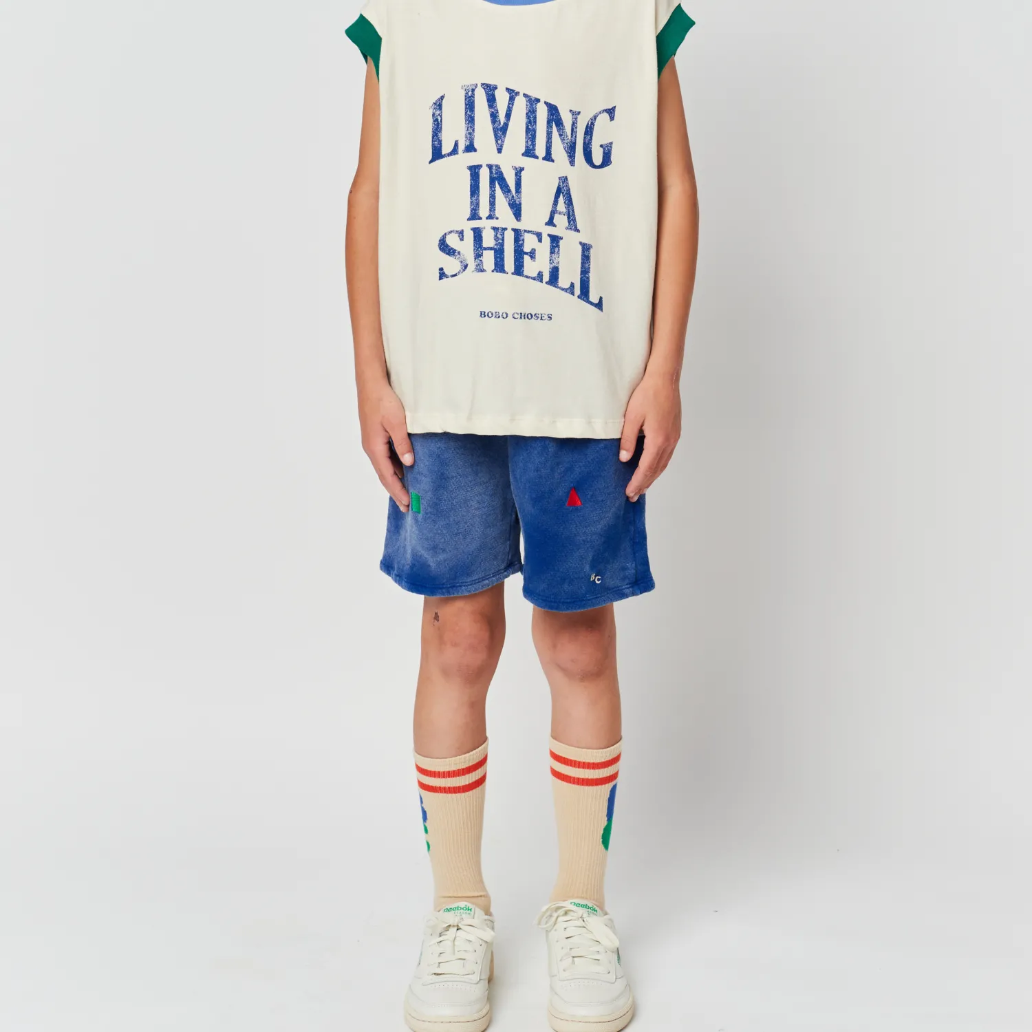 Bobo Choses Shorts> Geometric Shapes Bermuda Shorts