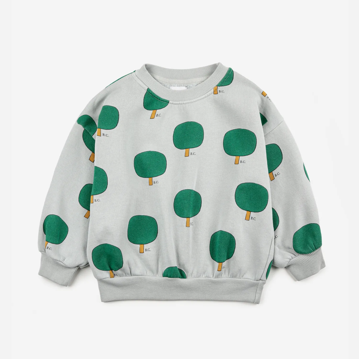 Bobo Choses Sweatshirts> Green Tree All Over Sweatshirt