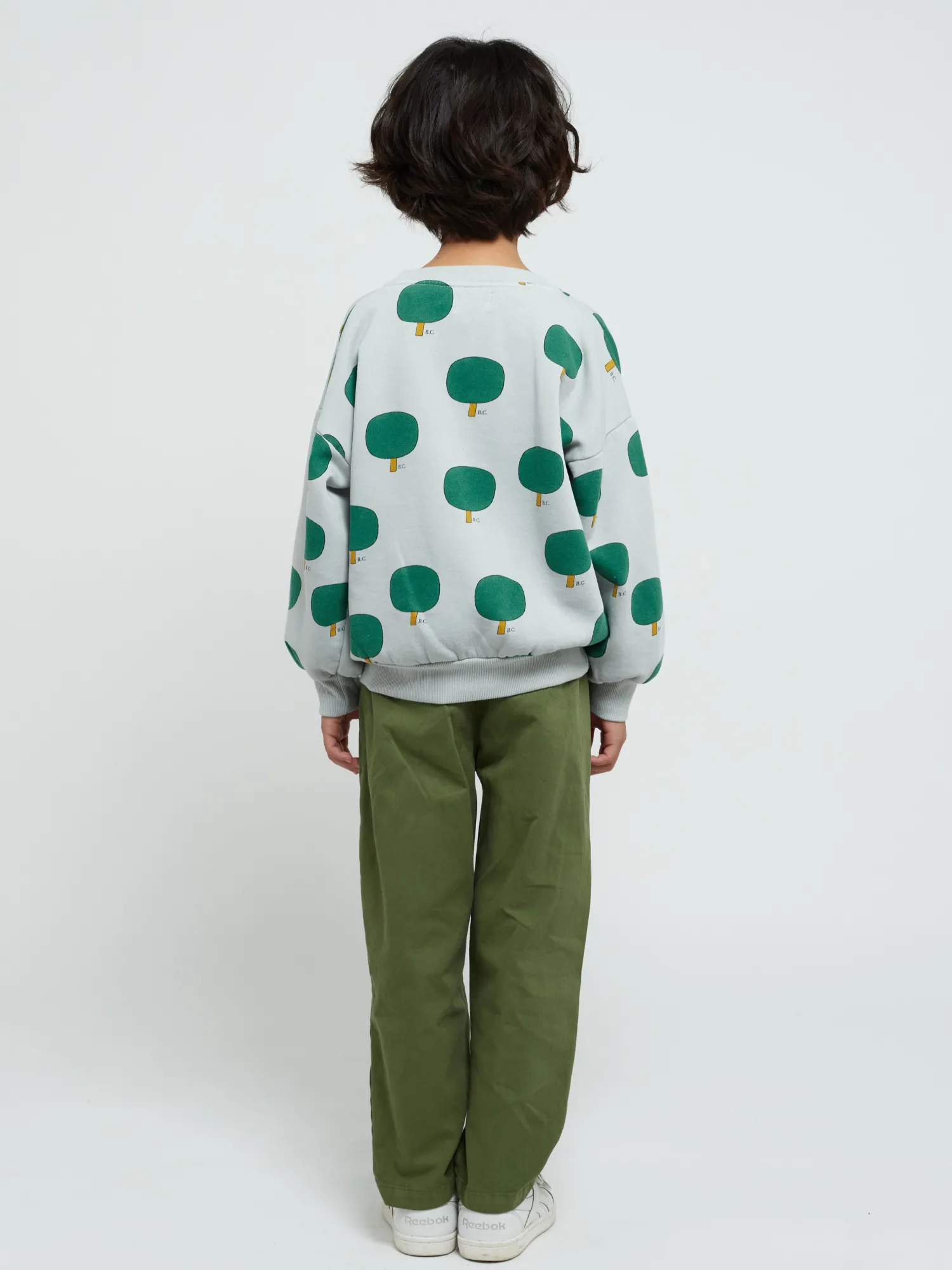 Bobo Choses Sweatshirts> Green Tree All Over Sweatshirt