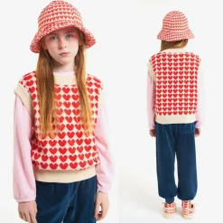 Bobo Choses Face Masks> Hearts Jacquard Jumper