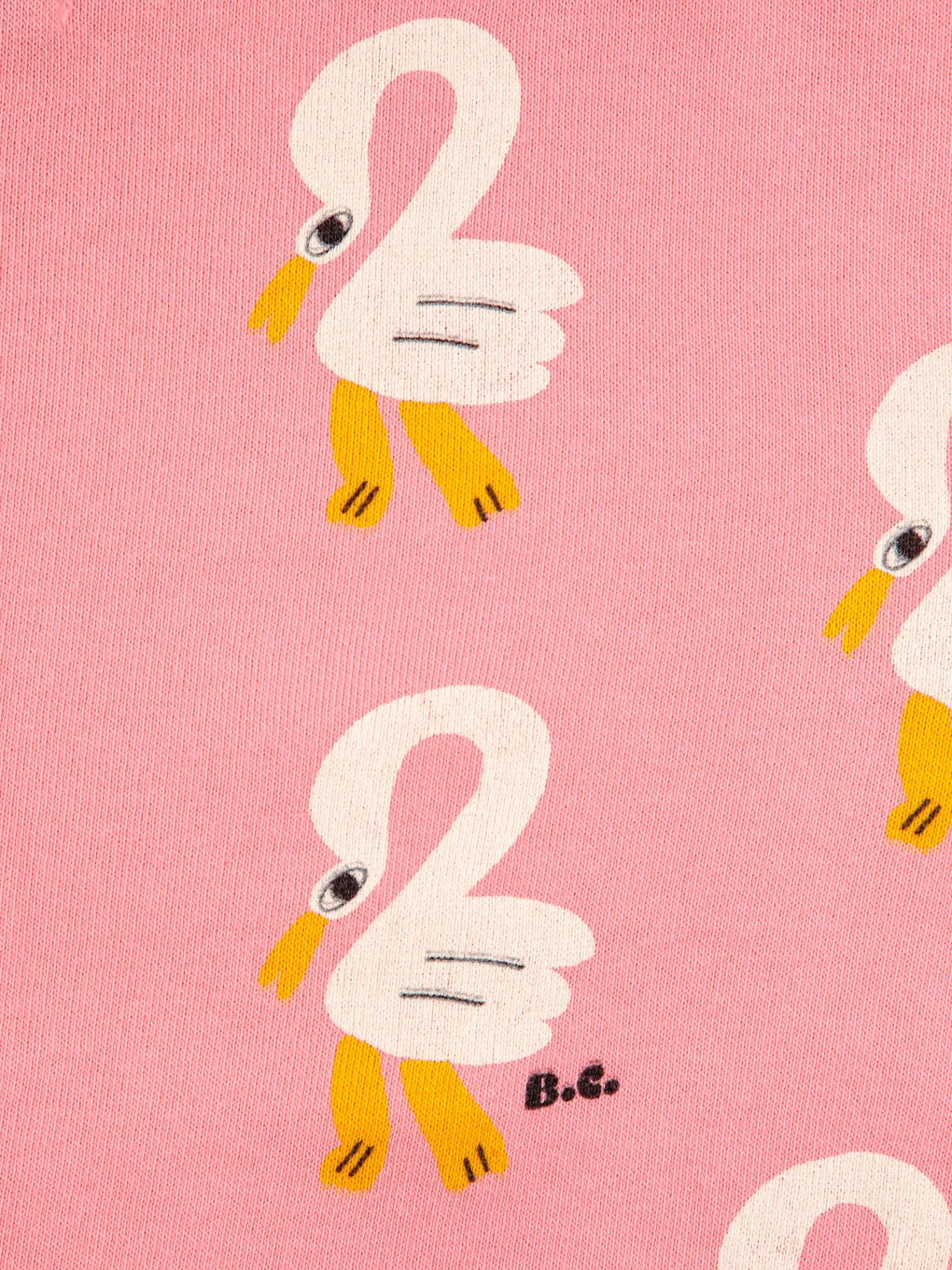 Bobo Choses Long Sleeve T Shirts> Pelican All Over Zipped Sweatshirt