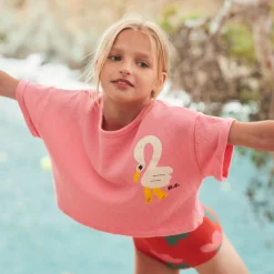 Bobo Choses Long Sleeve T Shirts> Pelican Cropped Sweatshirt