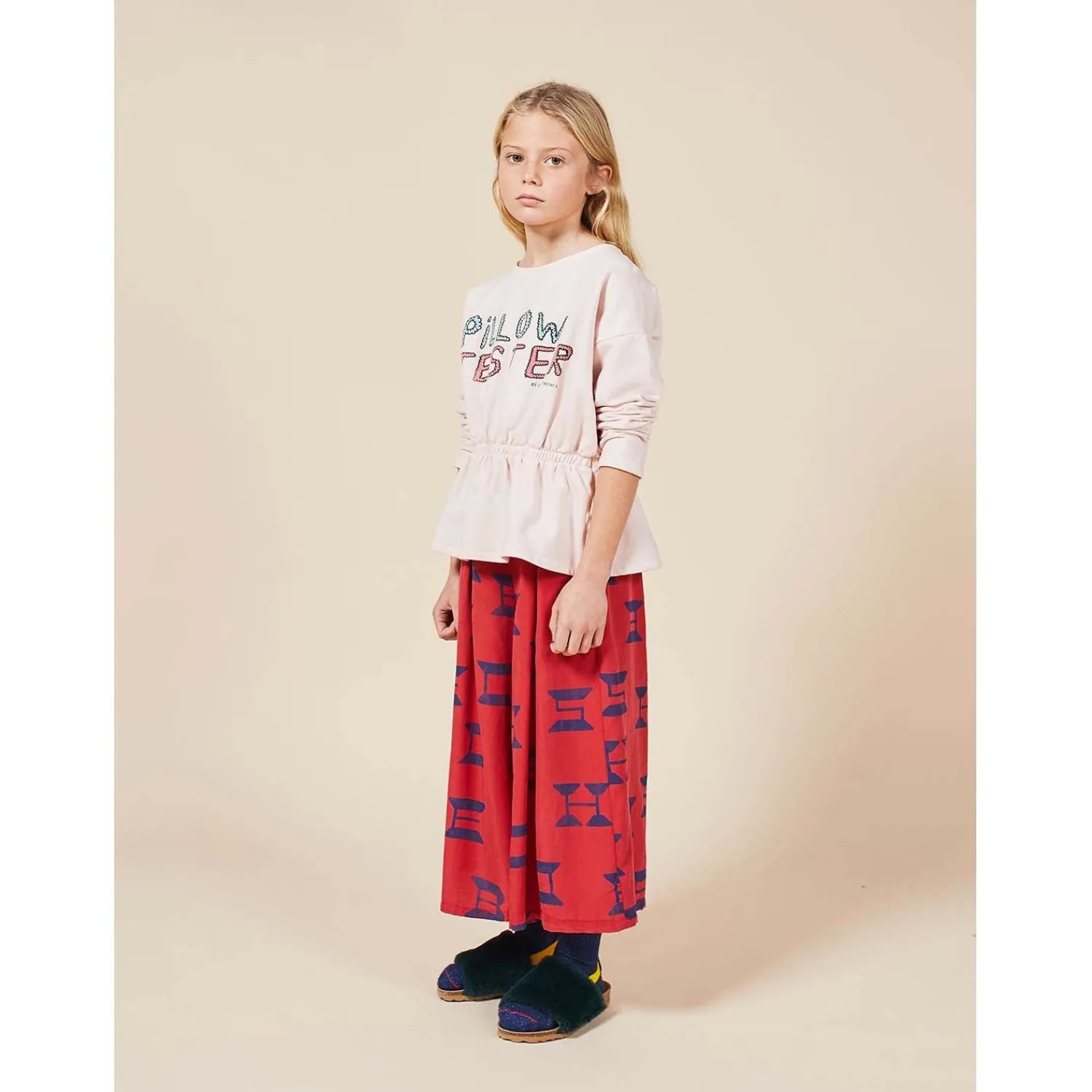 Bobo Choses Hoodies> Pillow Tester Girl Sweatshirt