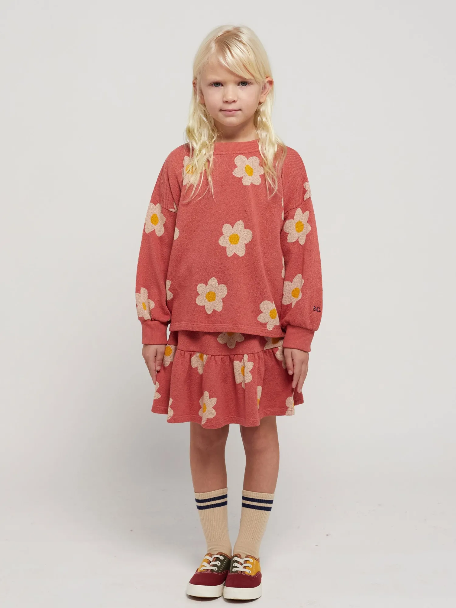Bobo Choses Dresses> Retro Flower All Over Skirt