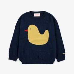 Bobo Choses Face Masks> Rubber Duck Intarsia Jumper