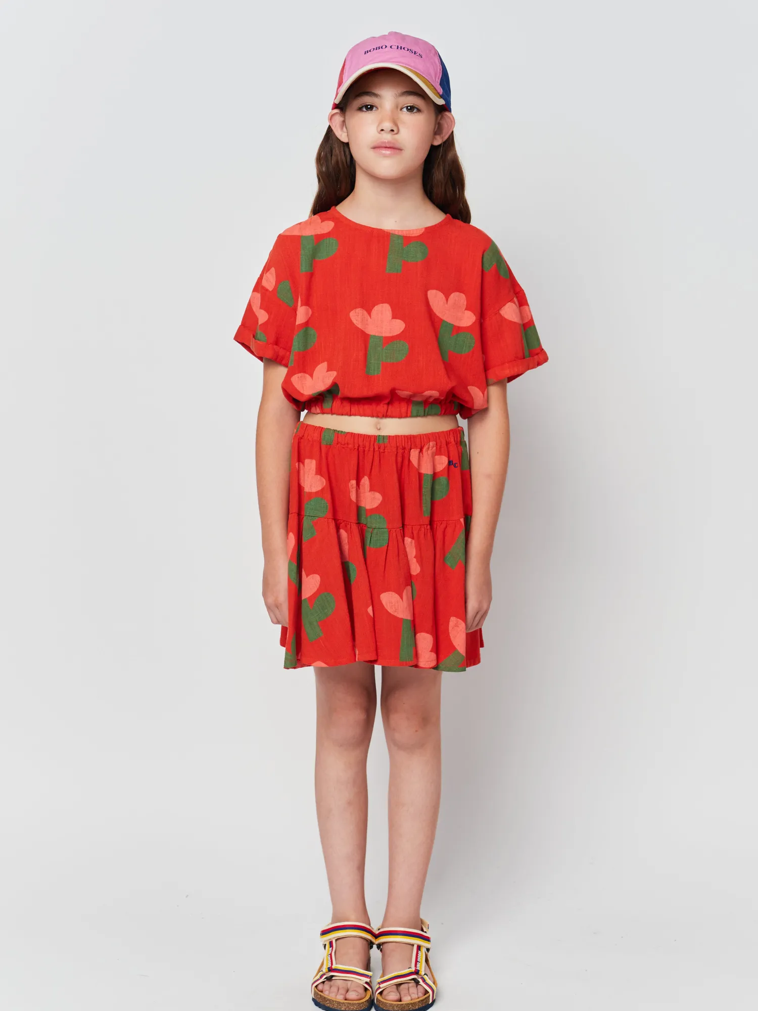 Bobo Choses Dresses> Sea Flower All Over Woven Skirt
