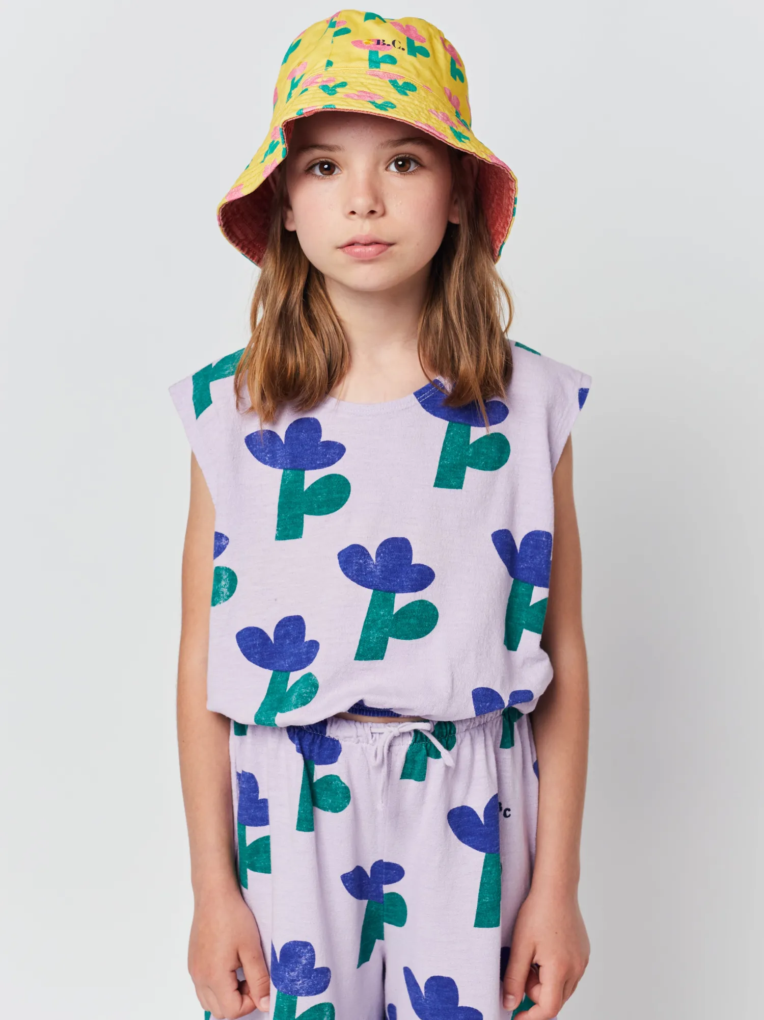 Bobo Choses Face Masks> Sea Flower All Over Tank Top