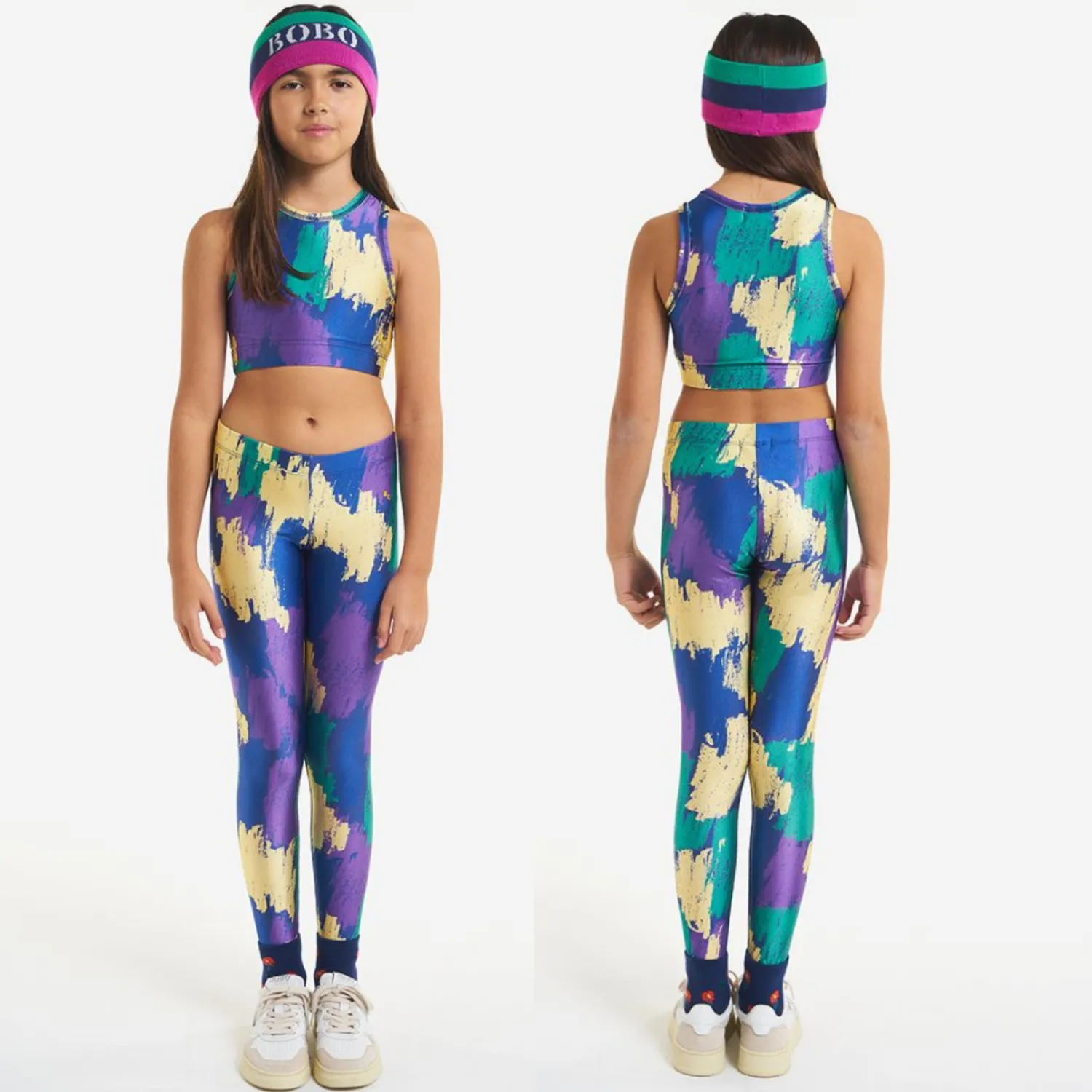 Bobo Choses Blouses> Shadows All Over Sport Tank Top