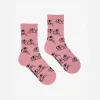 Bobo Choses Face Masks> Smiling Cat All Over Long Socks