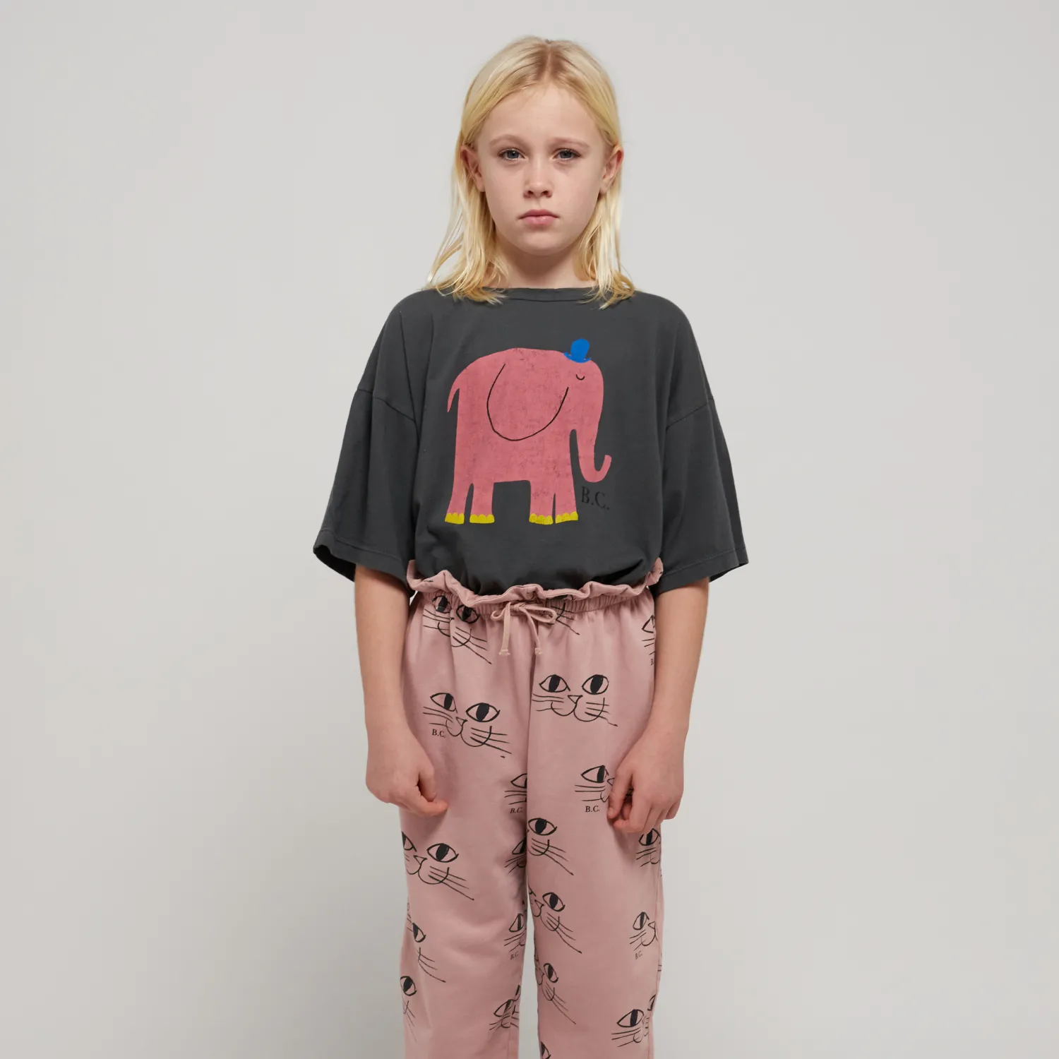 Bobo Choses Long Sleeve T Shirts> The Elephant Short Sleeve T Shirt
