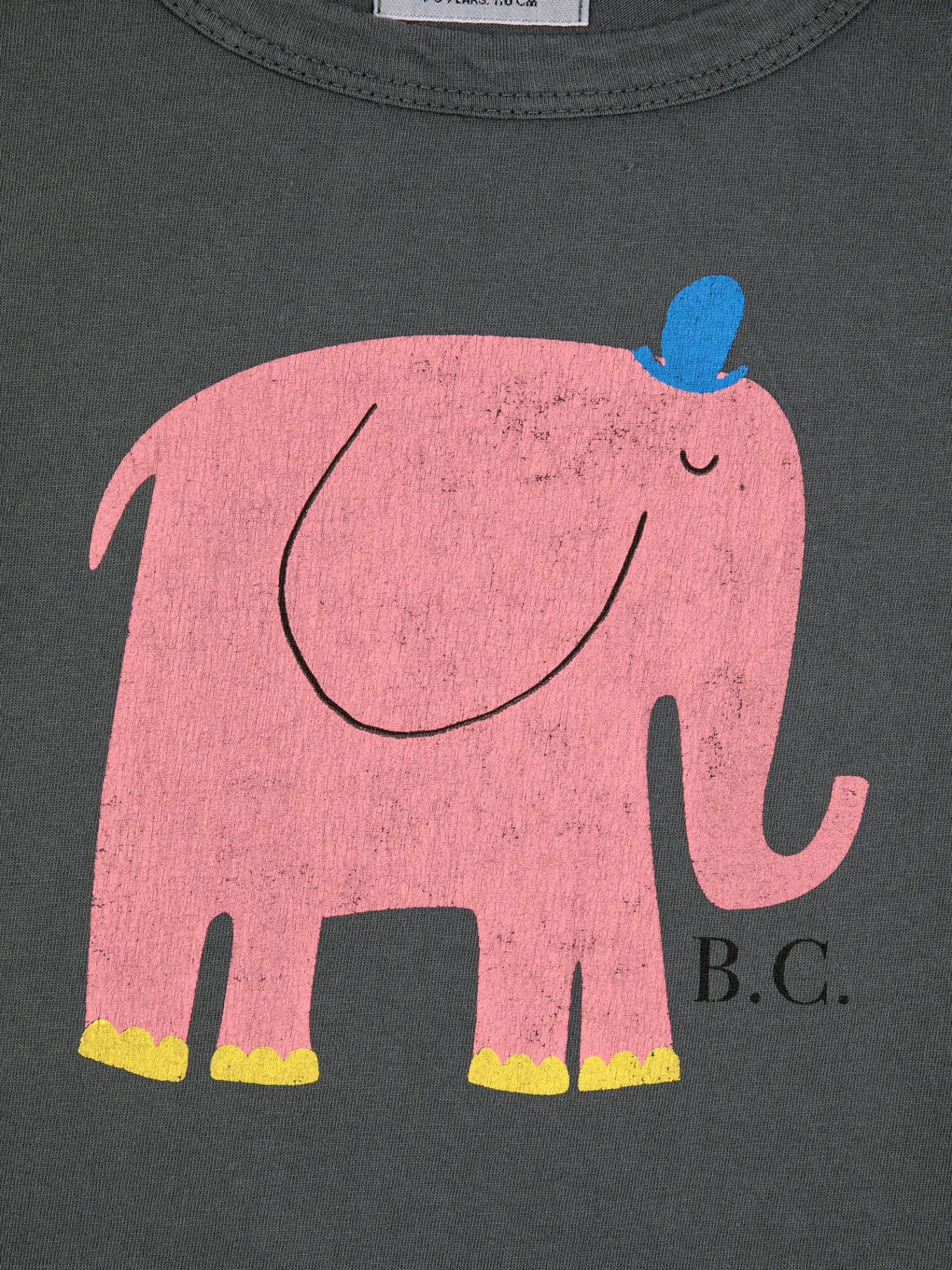 Bobo Choses Long Sleeve T Shirts> The Elephant Short Sleeve T Shirt