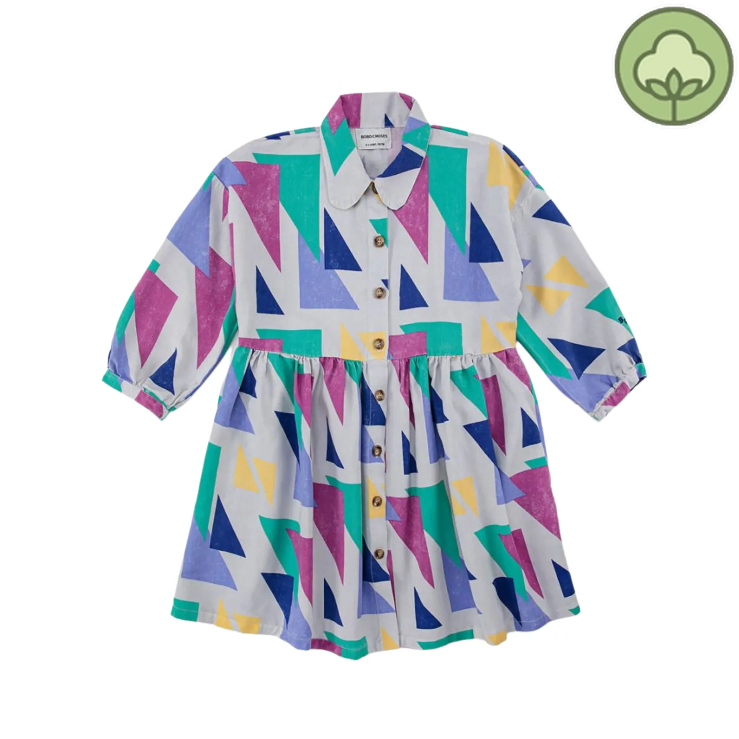 Bobo Choses Overalls & Jumpsuits> Triangles All Over Woven Dress
