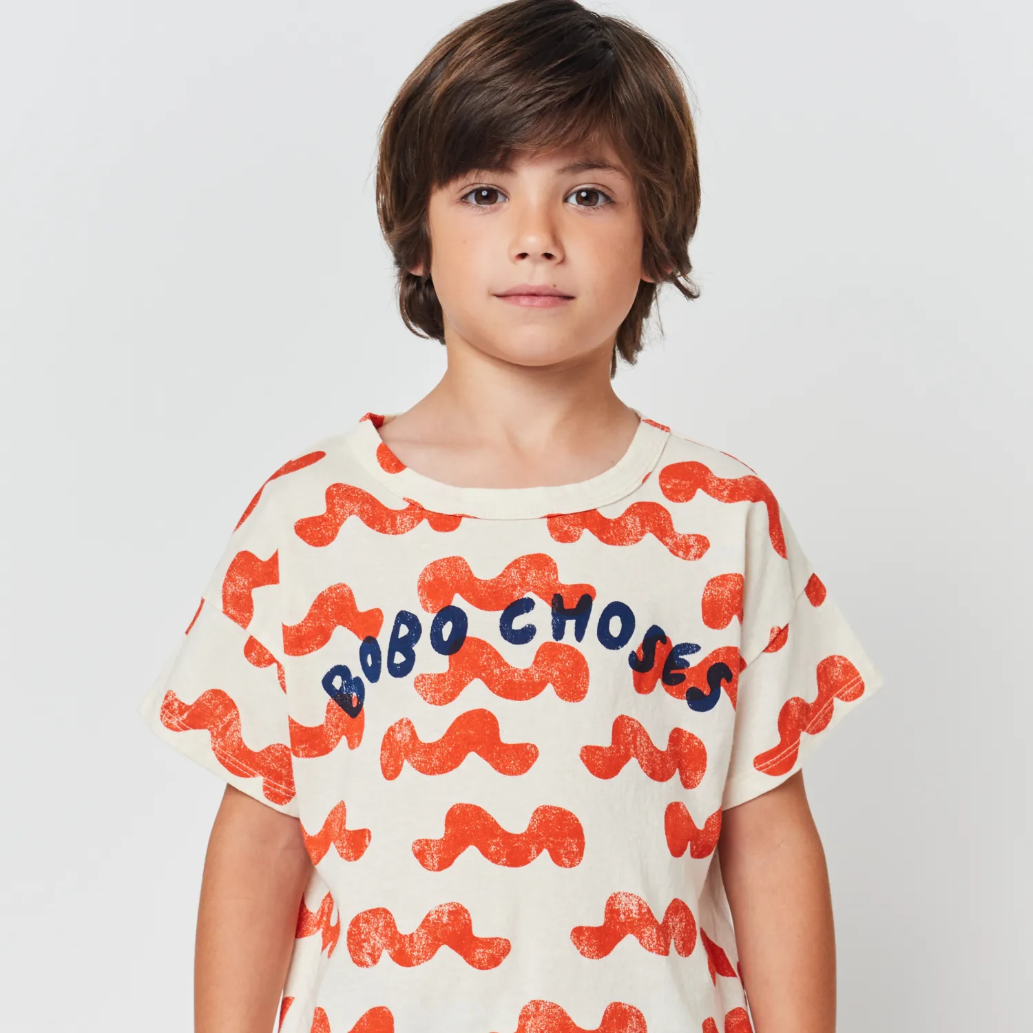 Bobo Choses Long Sleeve T Shirts> Waves All Over T Shirt