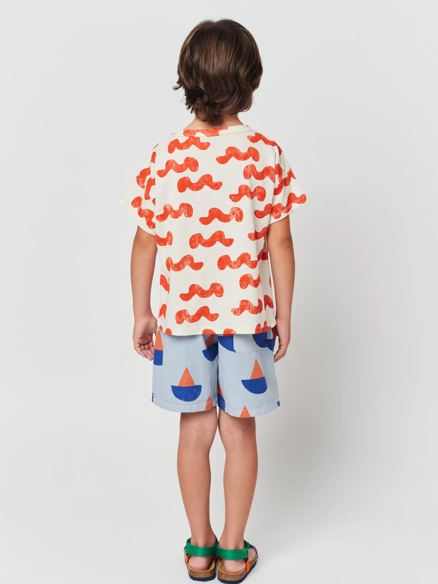 Bobo Choses Long Sleeve T Shirts> Waves All Over T Shirt