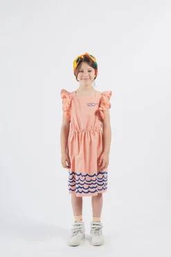 Bobo Choses Overalls & Jumpsuits> Waves Woven Ruffle Dress