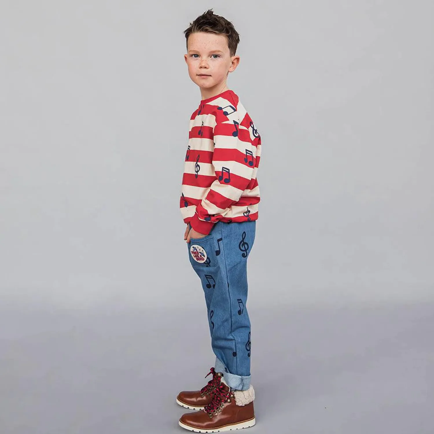 CARLIJNQ Pants> Denim Music - Kids Pants