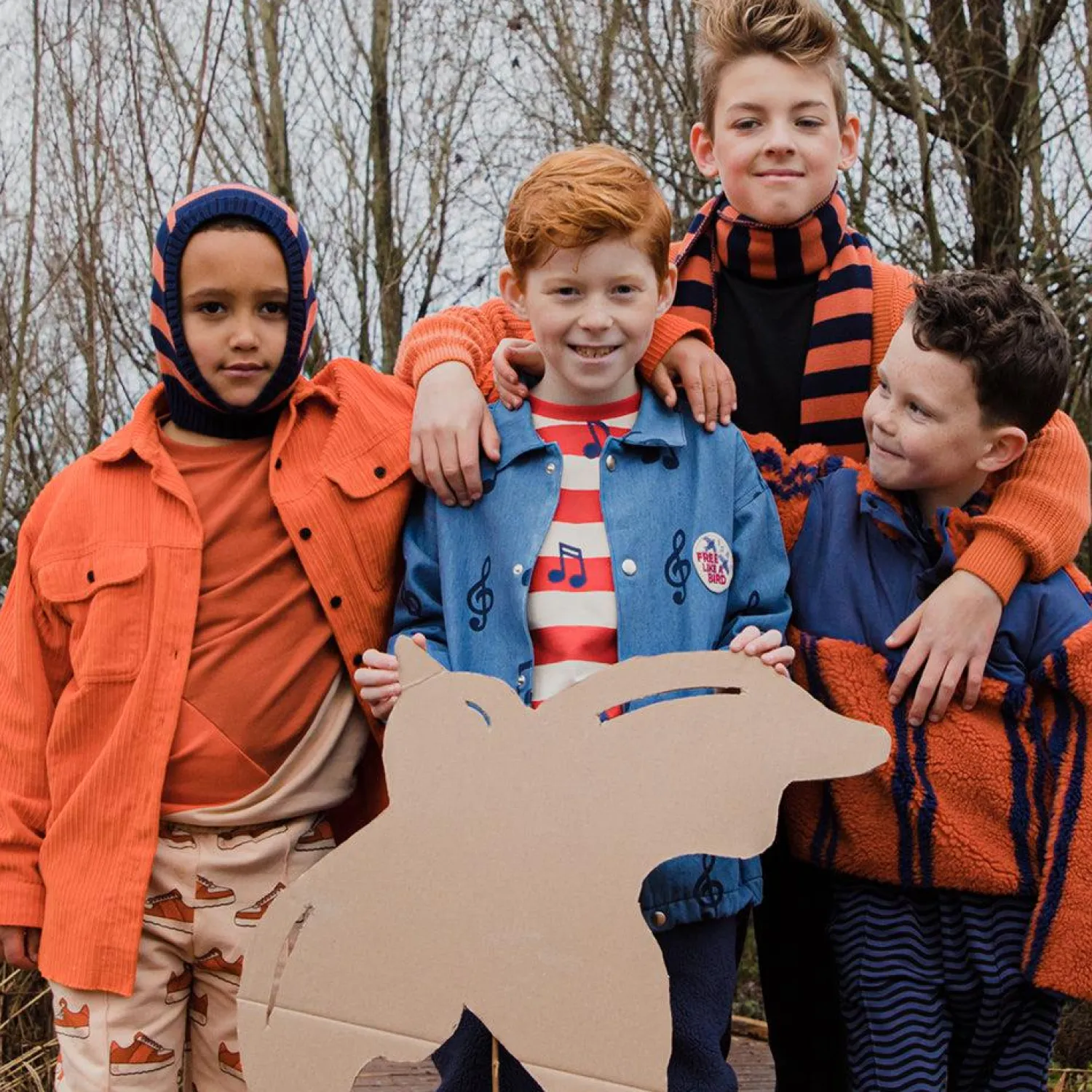 CARLIJNQ Jackets> Denim Music - Kids Jacket
