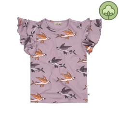 CARLIJNQ Long Sleeve T Shirts> Flying Fish - Ruffled Shirt