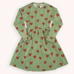 CARLIJNQ Overalls & Jumpsuits> Hearts - Oversized Velvet Skater Dress With Ruffles